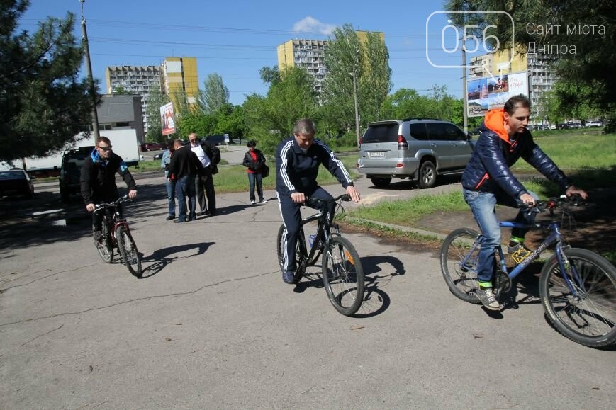 Власти Днепропетровска порадуют жителей 15-километровой велодорожкой