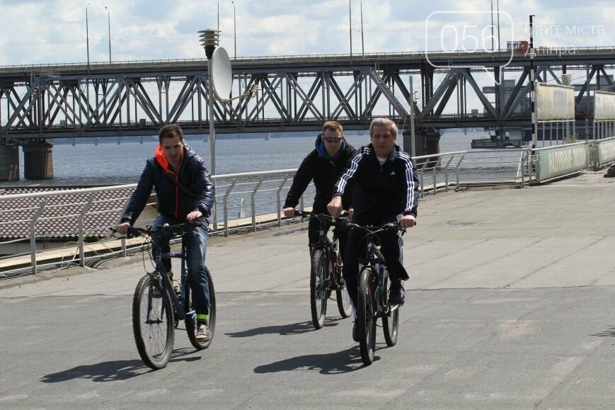 Власти Днепропетровска порадуют жителей 15-километровой велодорожкой