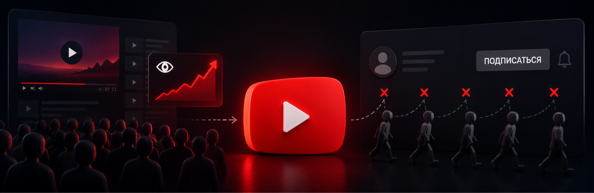 Почему зрители смотрят YouTube-канал, но не подписываются