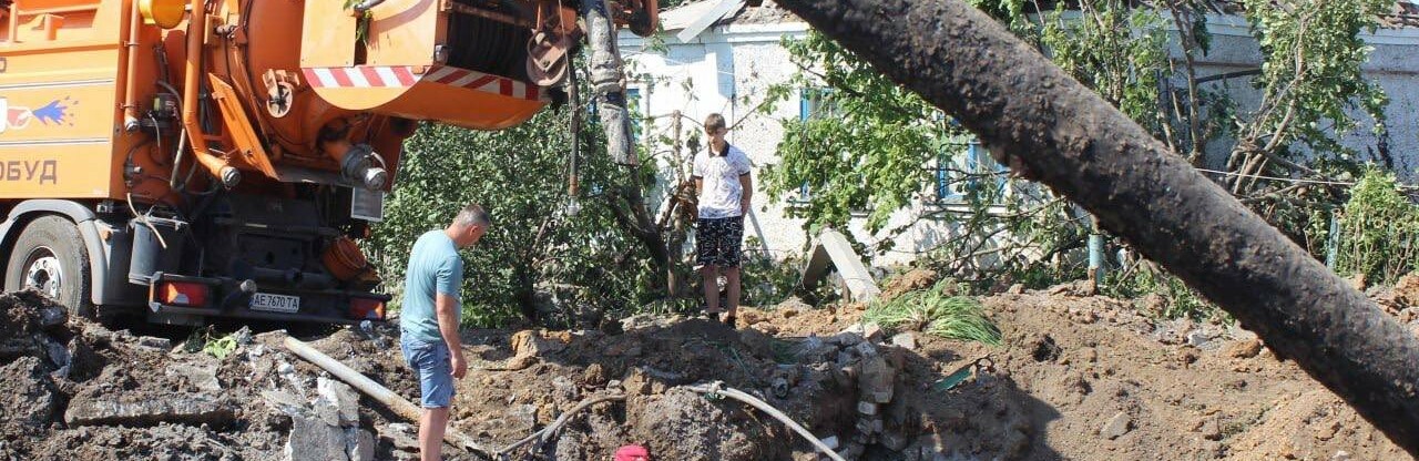 Ракетний удар по Криворізькому району: наслідки та їх ліквідація, - ФОТО