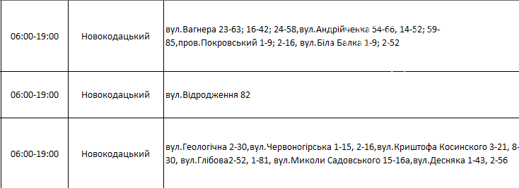 По каким адресам завтра в Днепре не будет света: график на 31 октября , фото-4