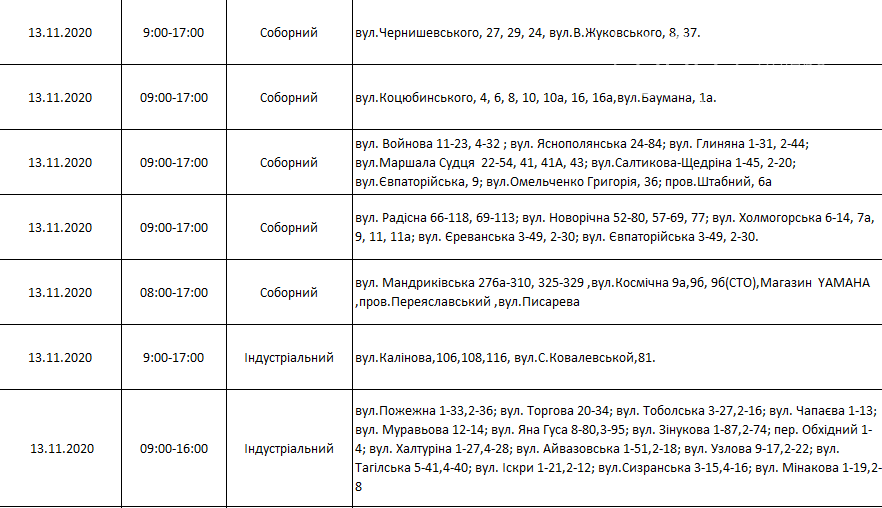 По каким адресам и в какое время в Днепре на этой неделе не будет света, фото-22