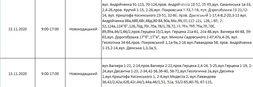 По каким адресам и в какое время в Днепре на этой неделе не будет света, фото-26