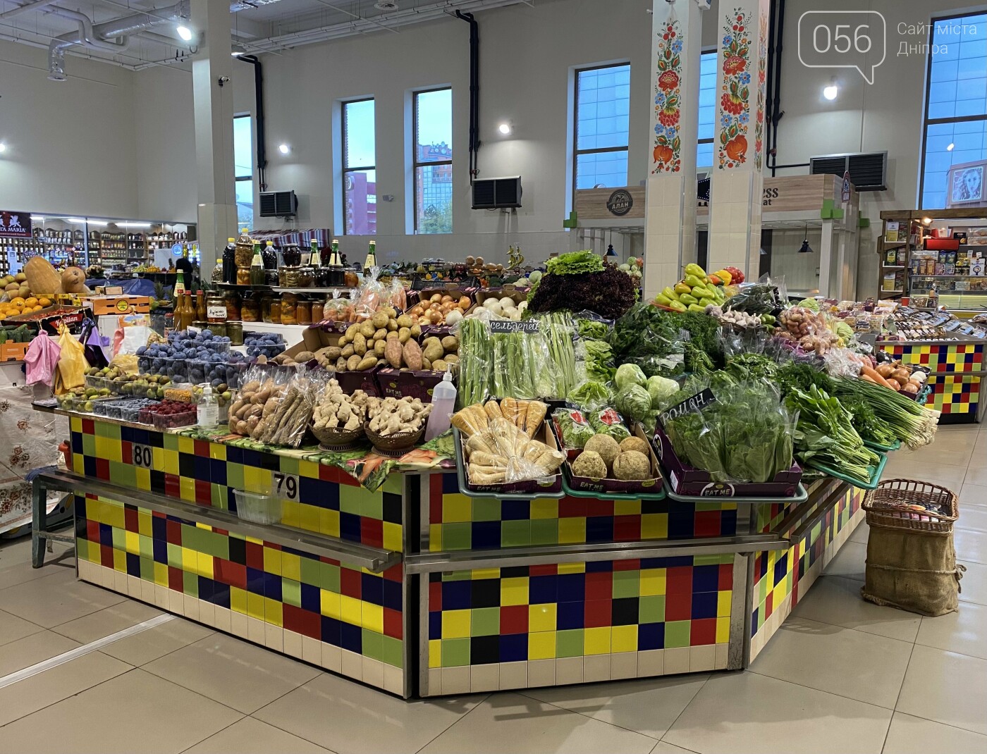 Хороший выбор овощной продукции