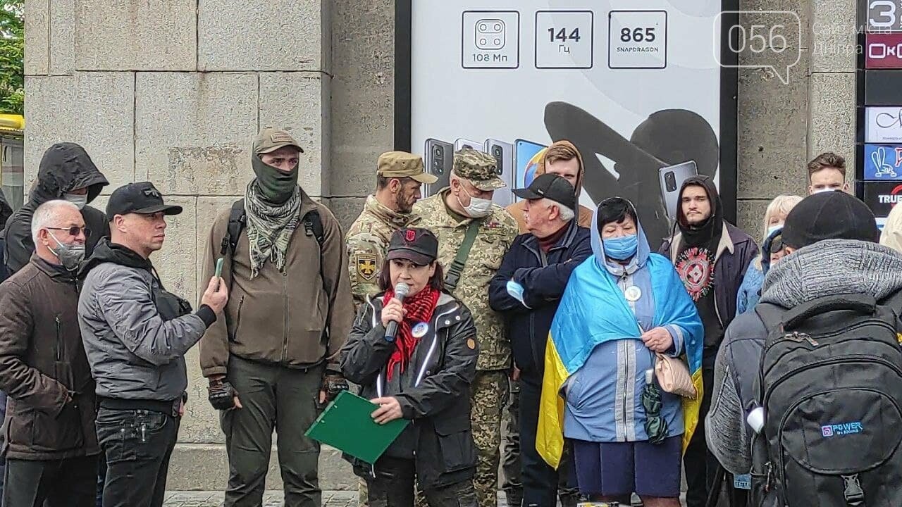 В Днепре требовали возврата льготного проезда и уважения к военным, - ФОТО, фото-8