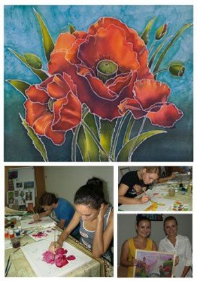 Rospis Po Tkani Batik Master Klass Afisha Afisha V Dnepre 056 Ua