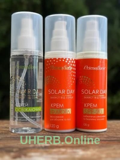 Натуральная солнцезащитная косметика SOLAR DAY от Примафлора на UHERB Солнцезащитная серия косметики SOLAR DAY от ТМ Примафлора в интернет-магазине UHERB