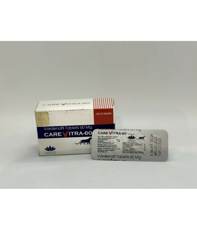 Варденафил CAREVITRA 60 mg (10 tab) - Изображение 2