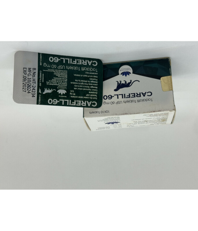 Тадалафил CAREFILL 60 mg (10 tab) - Изображение 2