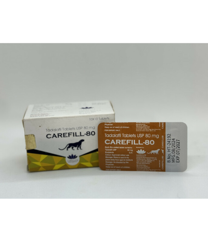 Тадалафил CAREFILL 80 mg (10 tab) - Зображення 1