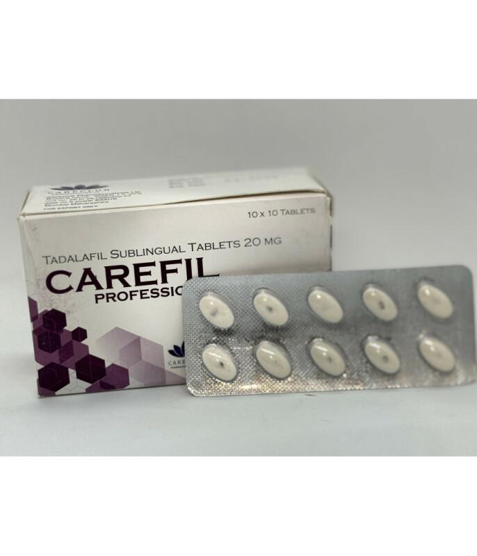 Тадалафил CAREFILL PROFESSIONAL 20 mg (10 sublingual tab)
