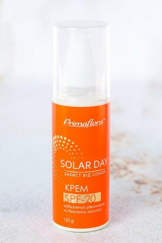 Крем для засмаги SPF-20 Solar Day