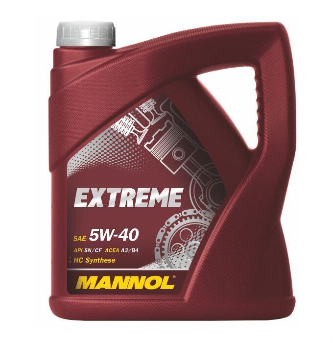 Моторное масло Mannol Extreme 5w40 SN/CF 4л - Изображение 1