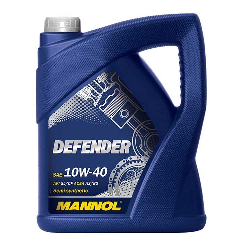 Моторное масло Mannol Defender 10w40 SL/CF 5л - Изображение 1