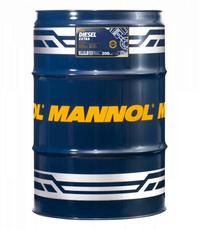 Моторное масло Mannol Diesel Extra 10w40 208л CH-4/SL - Изображение 1