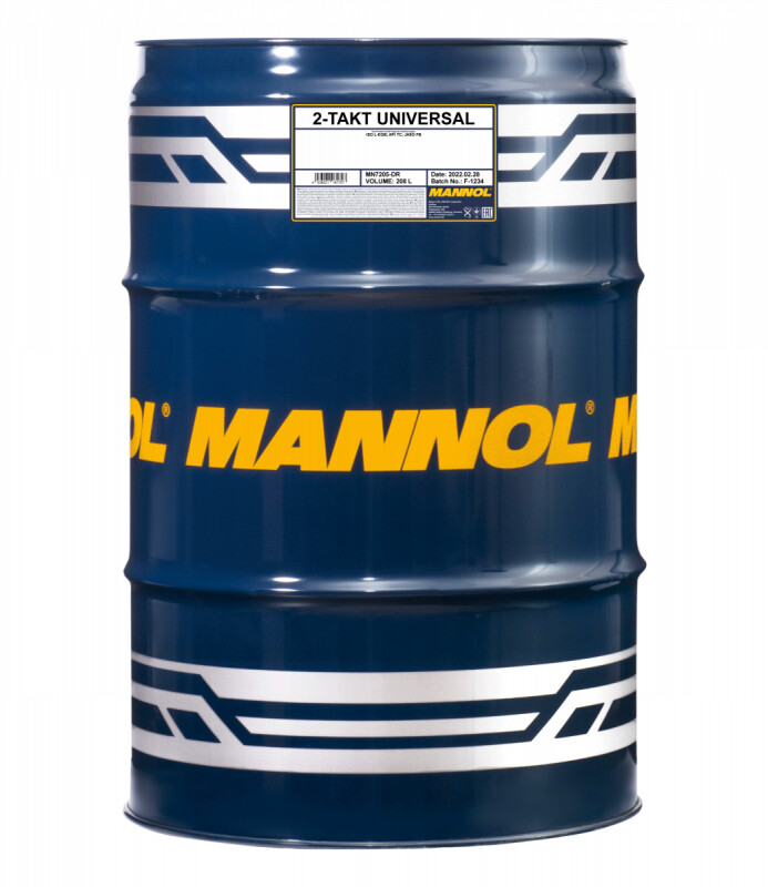 Моторное масло Mannol 2Takt Universal TC-W 208л - Зображення 1