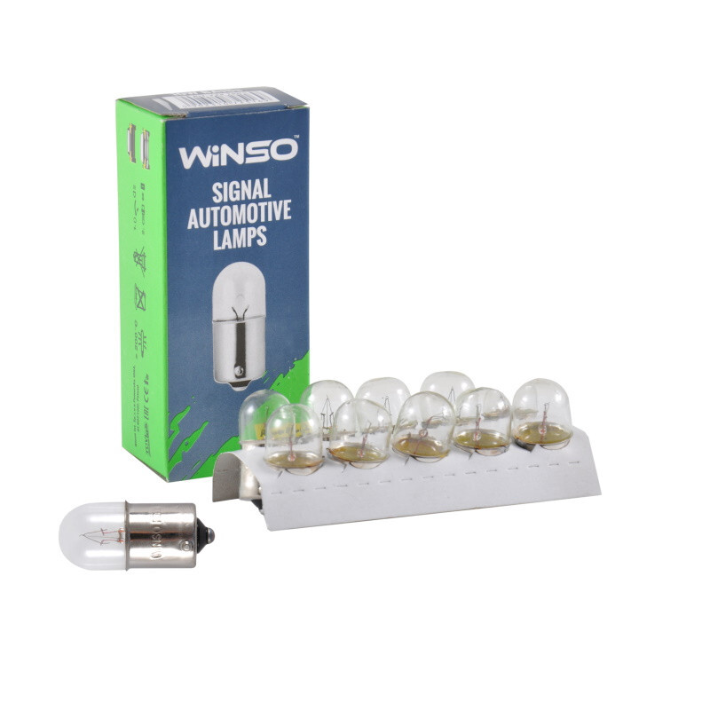 Автолампа Winso 24V R10W 10W BA15s (725160)