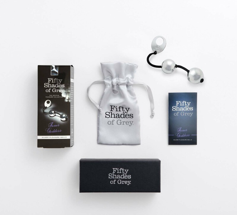 Вагінальні кульки Fifty Shades of Grey сріблясті, 21.6 х 3.2 см - Изображение 1