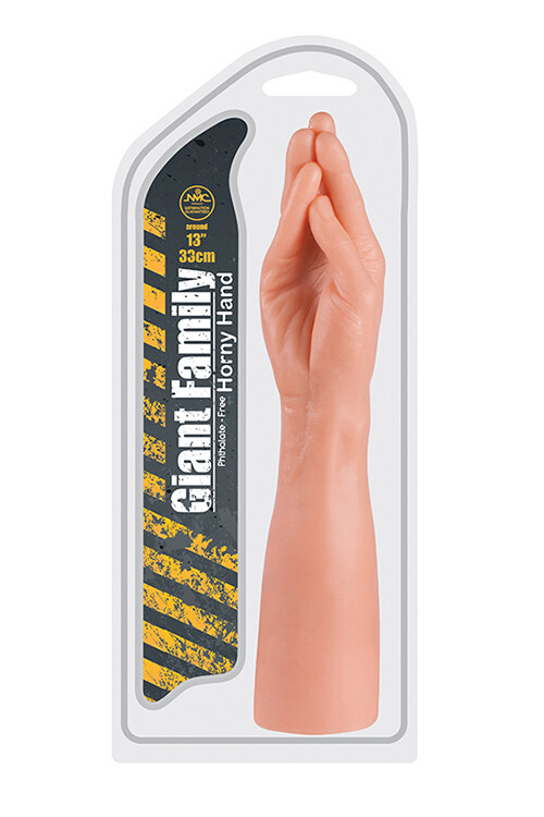 Рука для фістингу NMC Horny Hand бежева, 34.5 х 7.2 см - Изображение 1