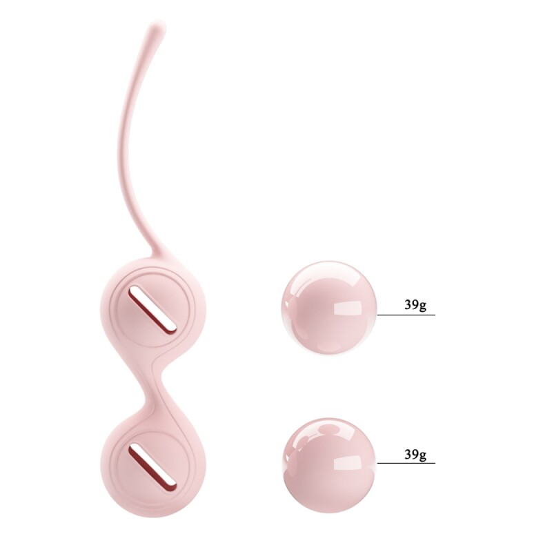 Вагінальні кульки Pretty Love Kegel Tighten рожеві, 16.3 х 3.3 см - Изображение 5