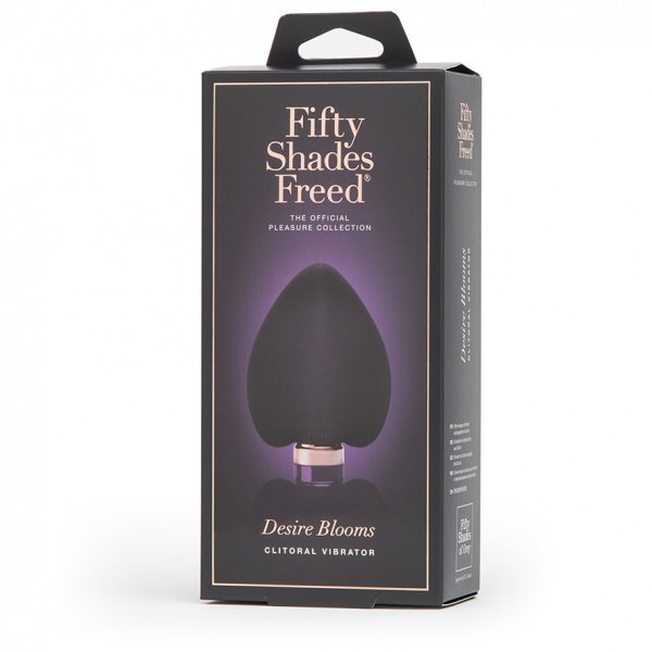 Вібратор для клітора Fifty Shades Freed у формі пелюстки, фіолетовий, 11 х 8 см - Изображение 1