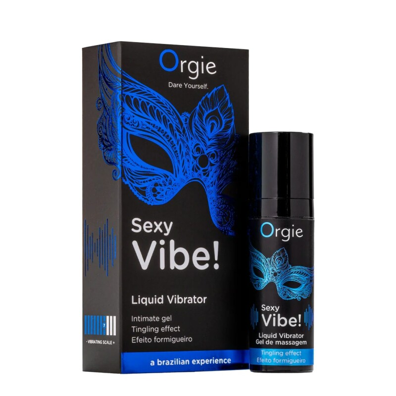 Рідкий вібратор для інтимних зон Orgie Sexy Vibe! Liquid Vibrator, 15 мл
