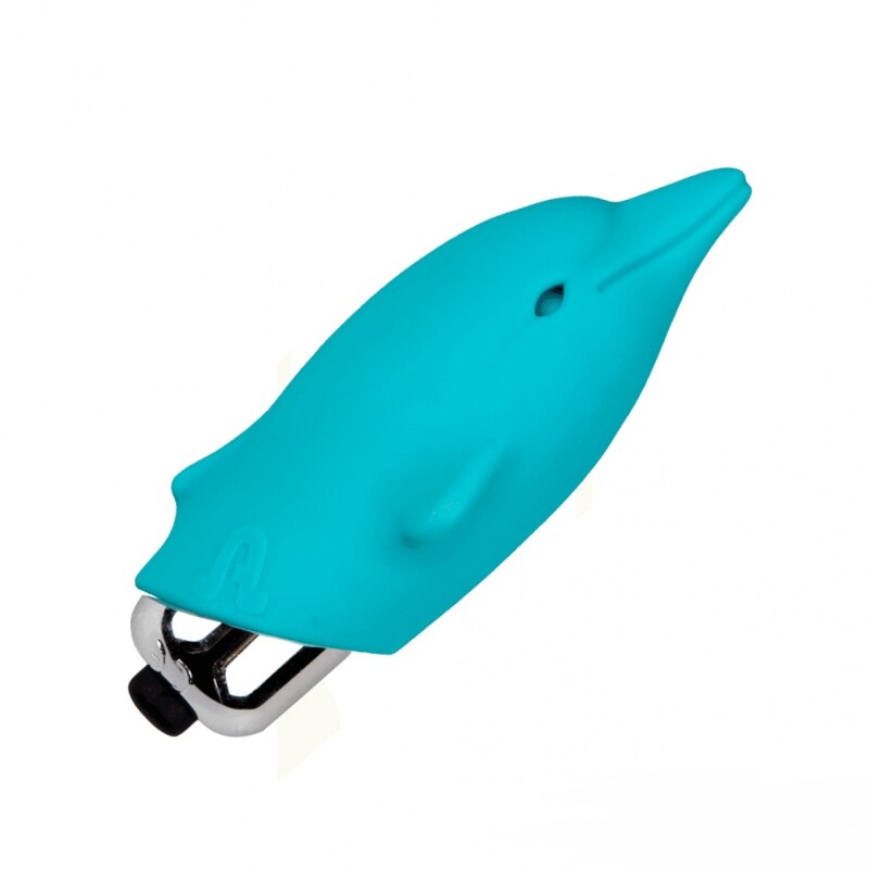 Мінівібратор Adrien Lastic Dolphin блакитний, 7.5 х 2.5 см - Изображение 1