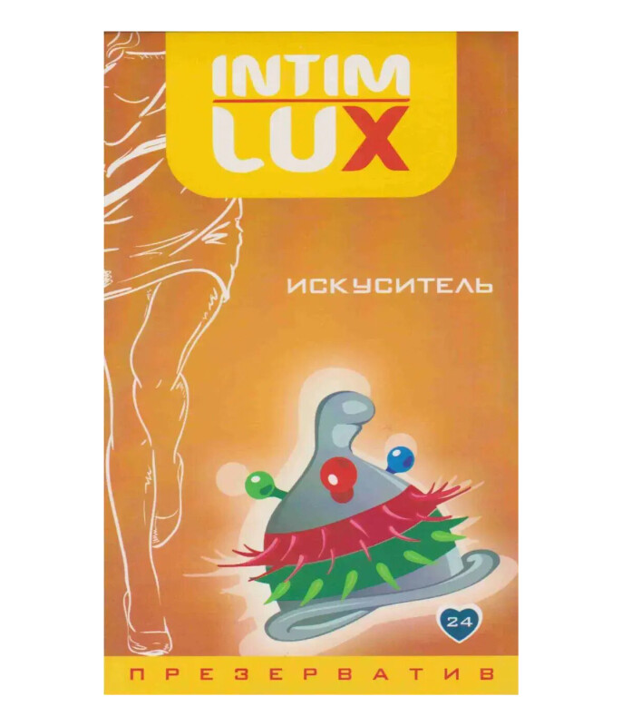 Презерватив з вусиками Intim Lux Спокусник, латекс, 1 шт