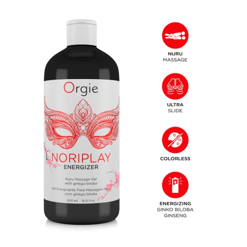 Гель Orgie Noriplay Energizer для японського нуру масажу, 500 мл - Изображение 2