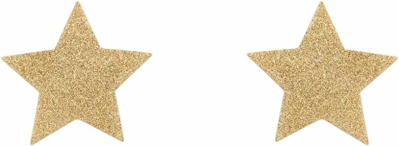 Пестіси у вигляді зірочок Bijoux Indiscrets, золоті - Изображение 2