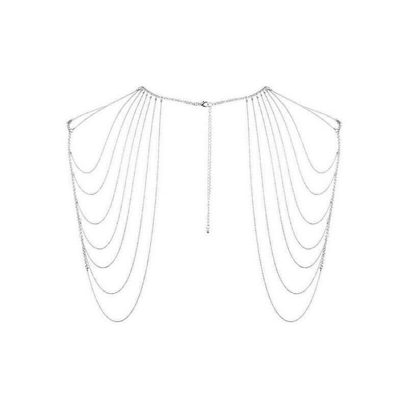 Елегантна прикраса-ланцюжок на плечі Bijoux Indiscrets, срібляста - Зображення 2