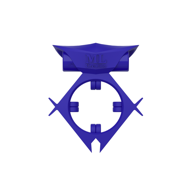 Ерекційне кільце C вібропулів ML Creation, синє