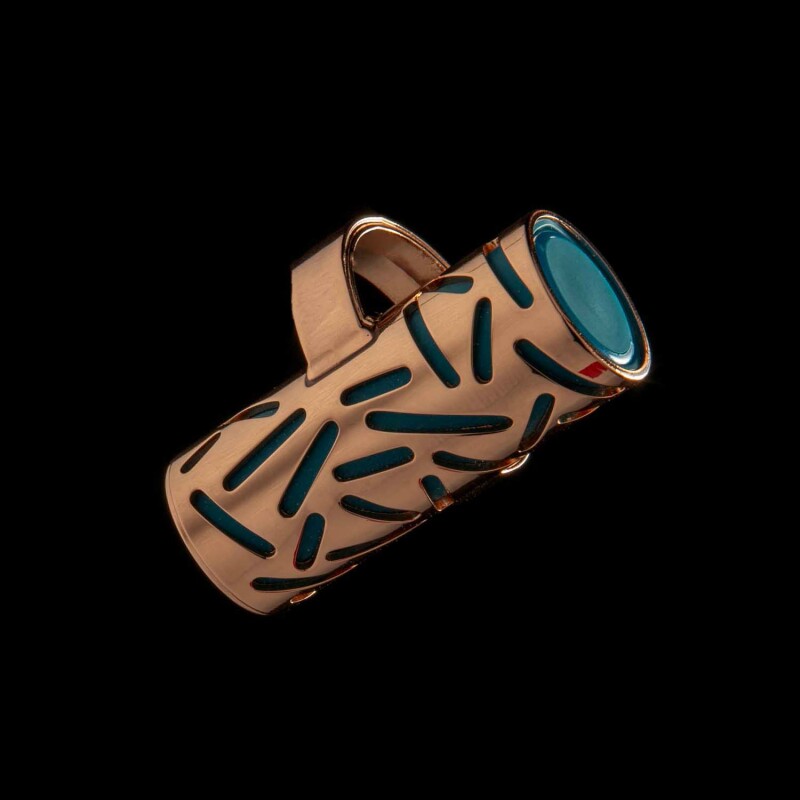Вібратор на палець в золоті ML Creation (My Love) Gold Finger Green - Зображення 9