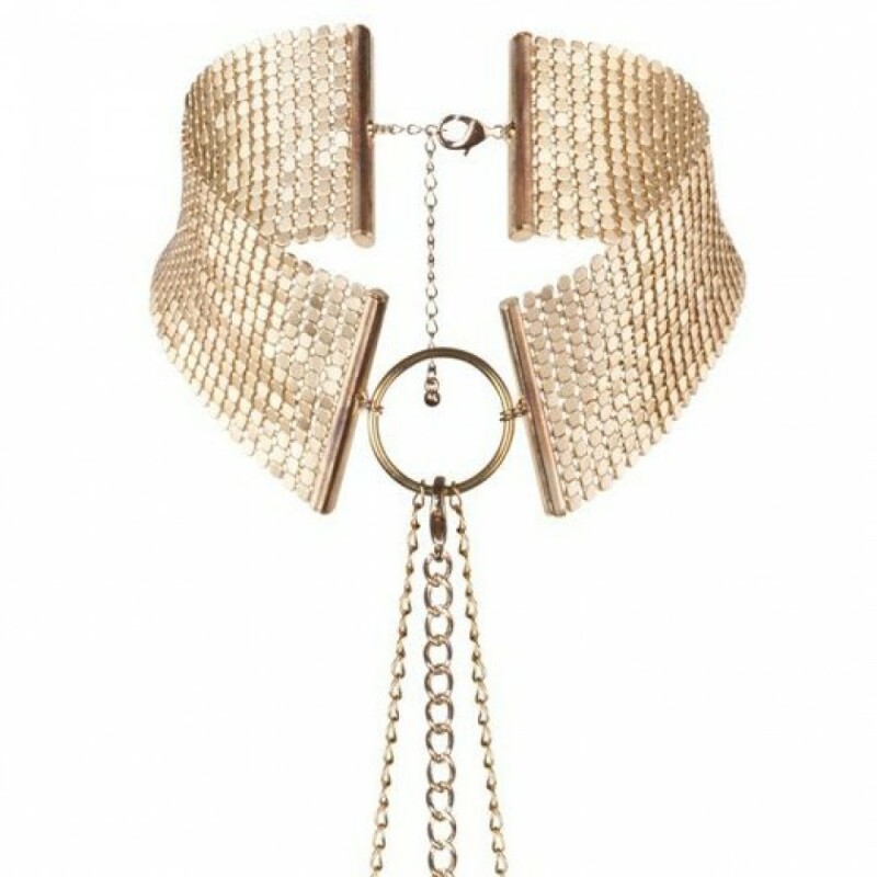 Кольє-нашийник з ланцюжком Bijoux Indiscrets, золоте, 59 см - Изображение 2