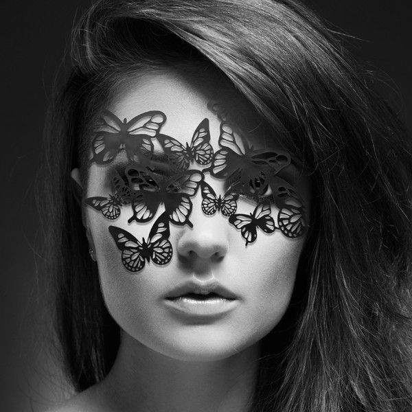 Самоклеюча вінілова маска Sybille Bijoux Indiscrets, чорна, One Size - Зображення 5