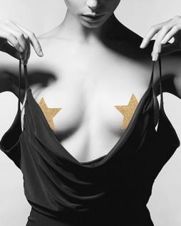 Пестіси у вигляді зірочок Bijoux Indiscrets, золоті - Изображение 5