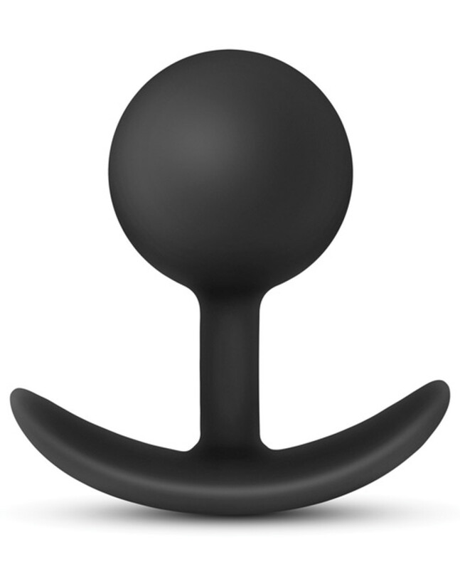 Анальний плагіат зі зміщеним центром тяжіння LUXE WEARABLE VIBRA PLUG BLACK - Изображение 1