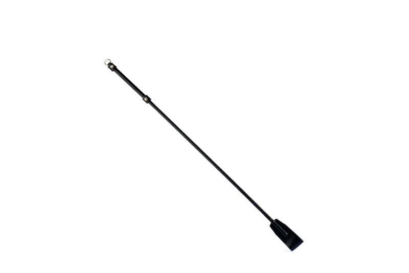 Стек італійська шкіра UPKO Riding Crop з позолотою, чорний - Изображение 2