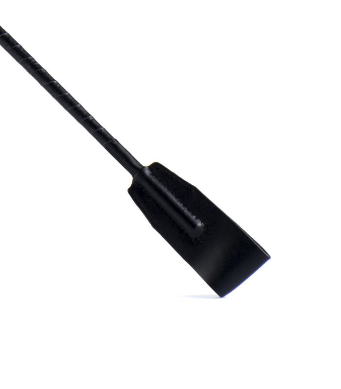 Стек італійська шкіра UPKO Riding Crop з позолотою, чорний - Изображение 6