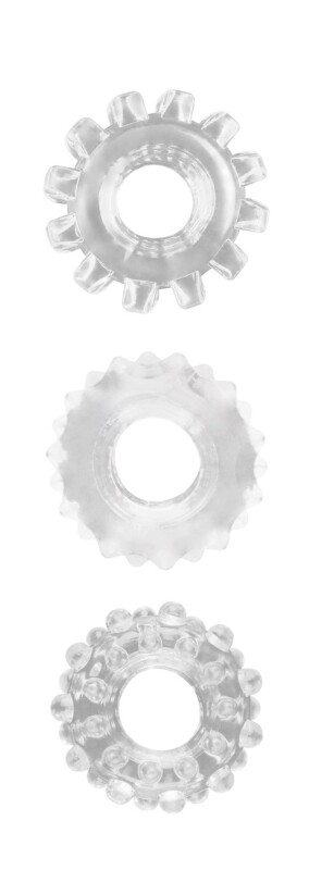 Кільце ерекційне з рельєфом Chisa GK Power, прозоре, 1.6 см, 1 шт - Изображение 1