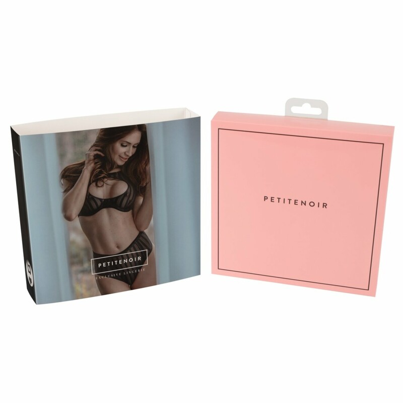 Комплект PetiteNoir еротичний, в смужку, розмір XL - Изображение 4