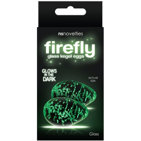 Скляні Вагінальні кульки FIREFLY GLASS Kegel EGGS CLEAR - Зображення 3