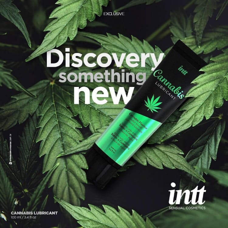 Лубрикант Intt Cannabis, 100 мл, на водній основі - Зображення 3