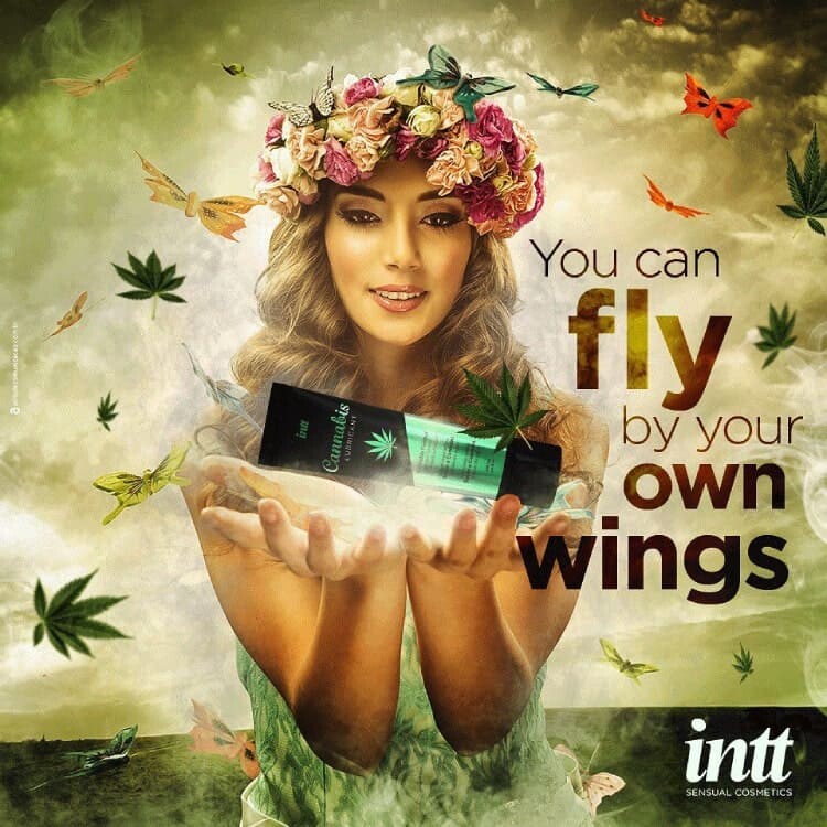 Лубрикант Intt Cannabis, 100 мл, на водній основі - Зображення 5