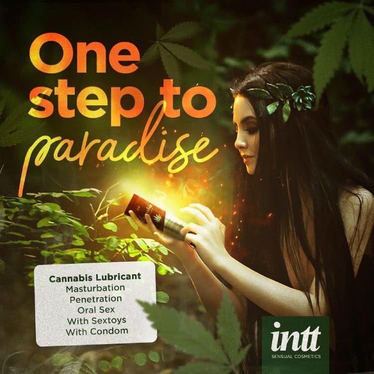 Лубрикант Intt Cannabis, 100 мл, на водній основі - Зображення 6