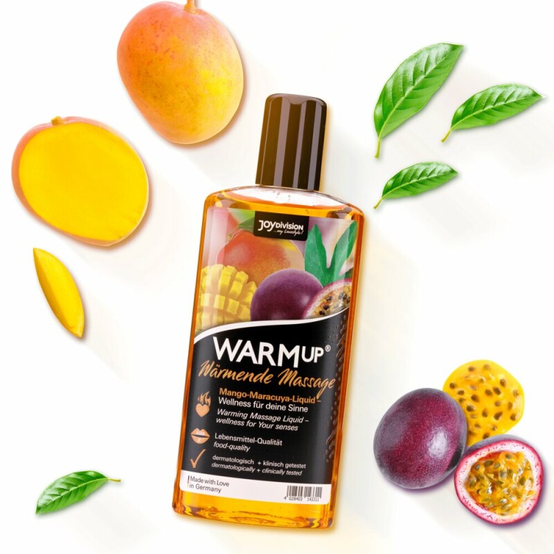 Їстівне масажне масло з розігрівом WARMup Mango &amp; Maracuya, 150 мл - Изображение 1