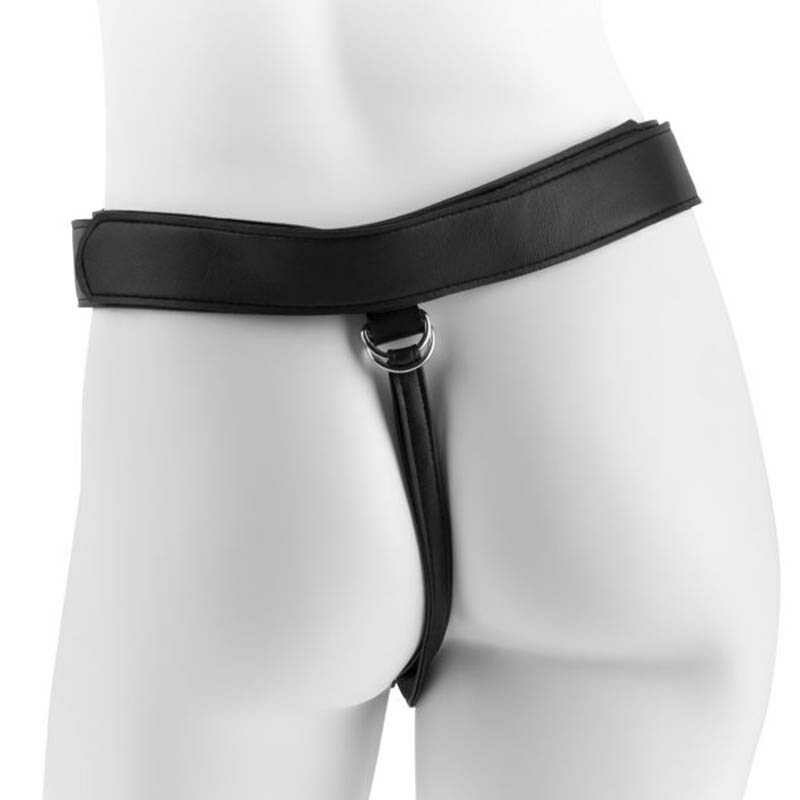 Страпон з подвійним фалоімітатором Pipedream Strap-On Harness With Dildo 7-Skin Colour 19.1 см діаметр-4,6 - Изображение 2