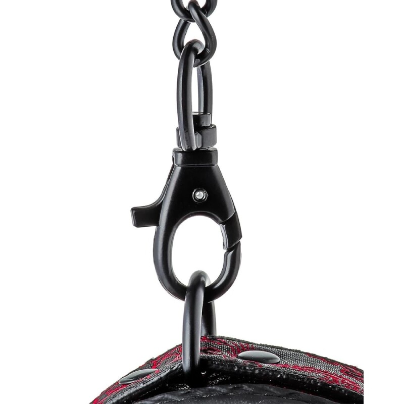 Поножі Dream Toys Blaze з червоною вишивкою, чорні, 5 см - Изображение 7