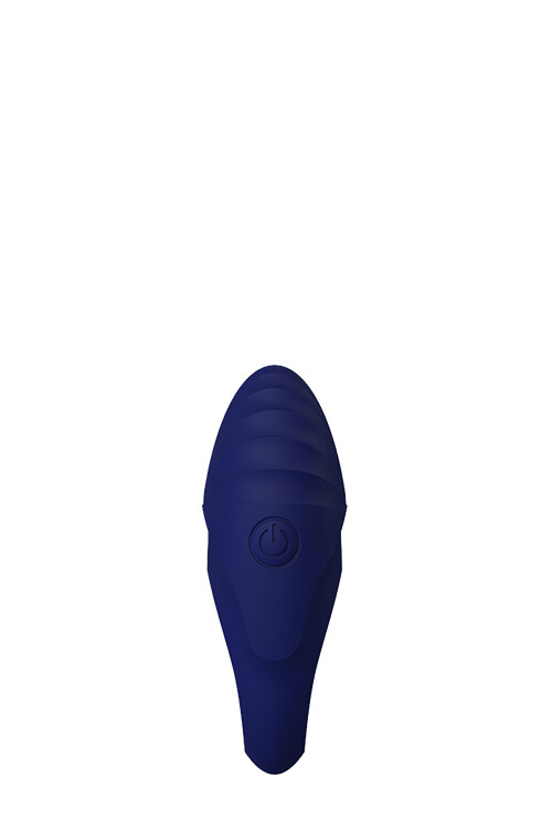 Ерекційне віброкільце Dream Toys Blue Evolution Pallas, синього кольору - Зображення 4
