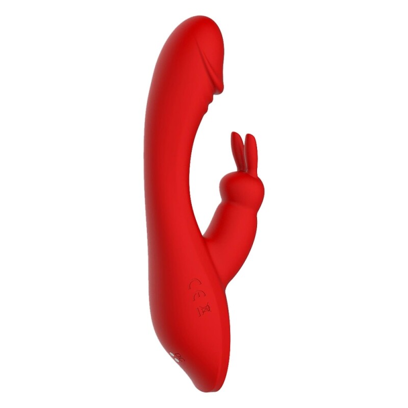 Вібратор-кролик Dream Toys Artemis з вушками, червоний, 21 х 4 см - Зображення 3